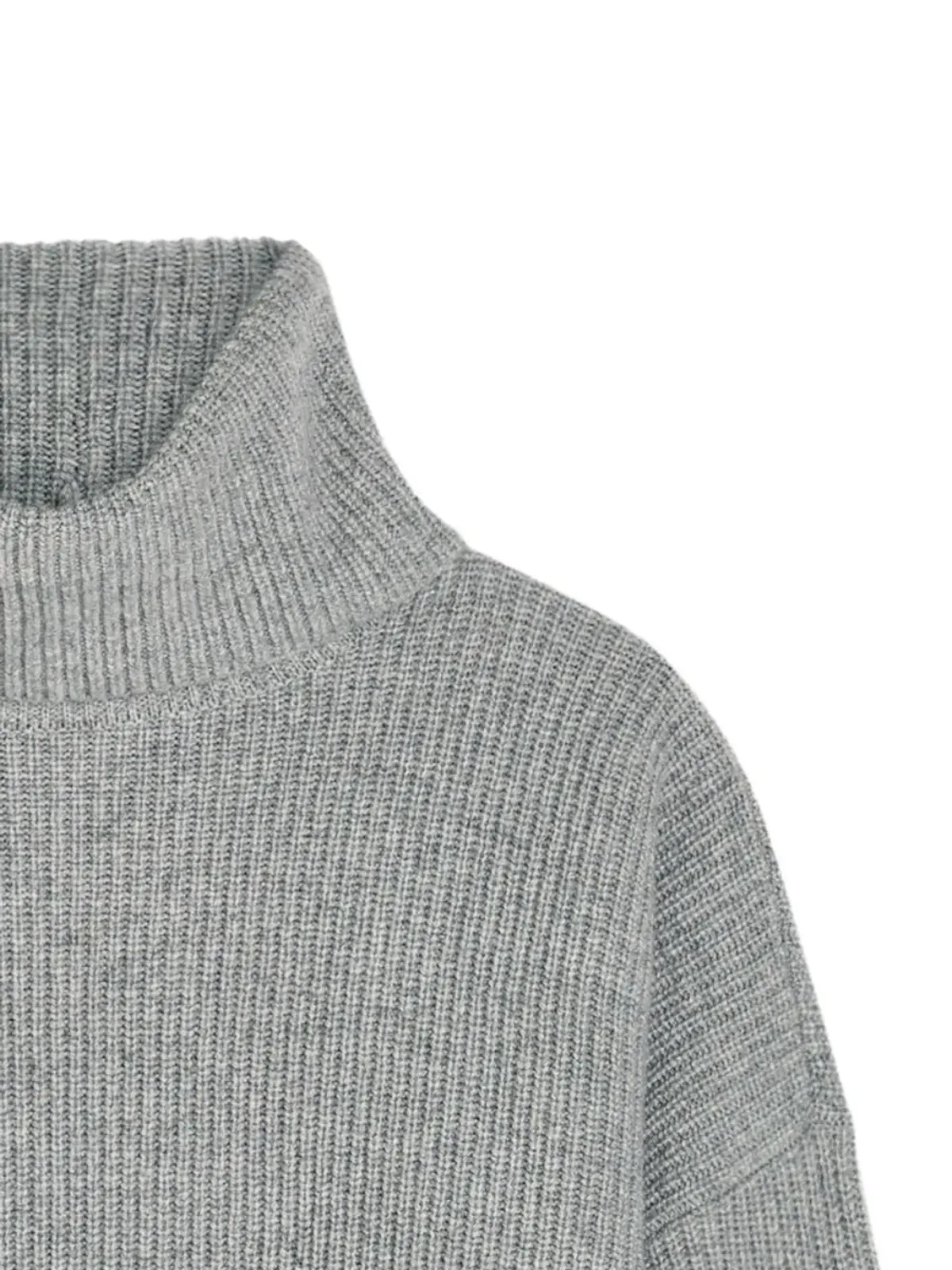 Eileen Fisher ロールネックリブ編みセーター - 画像2