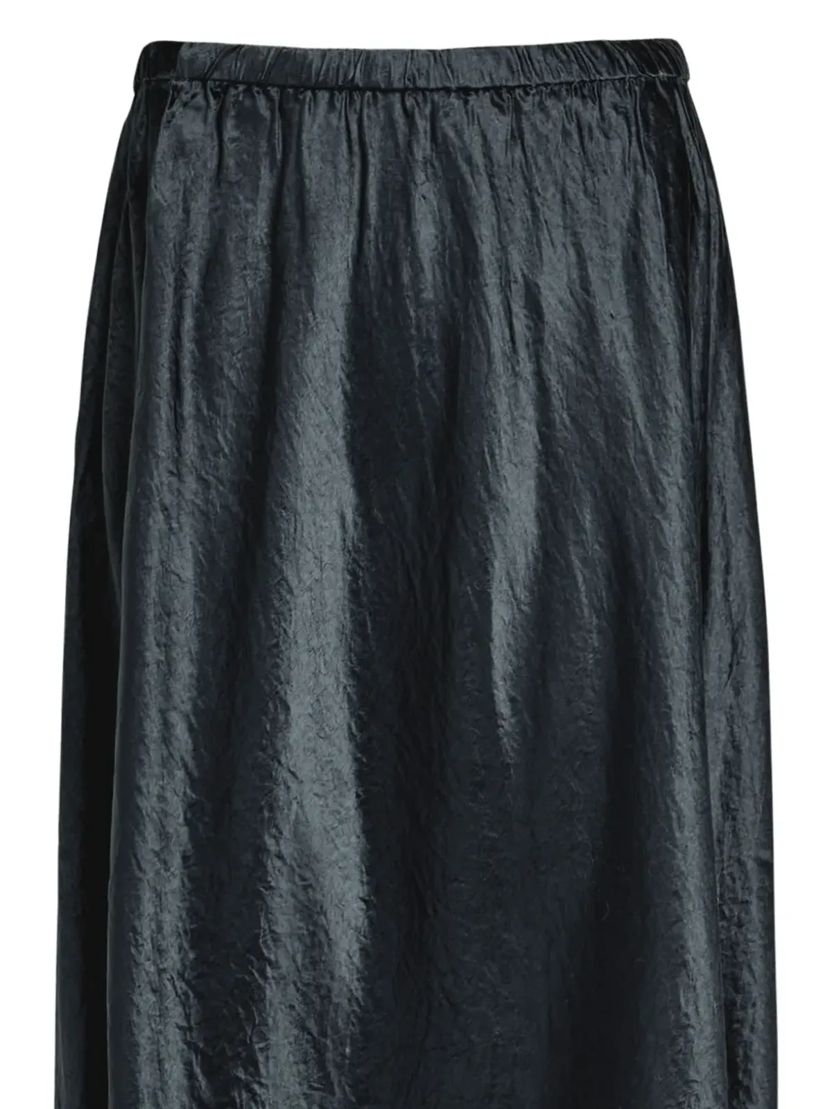 Eileen Fisher しわ加工サテンのスカート - 画像2
