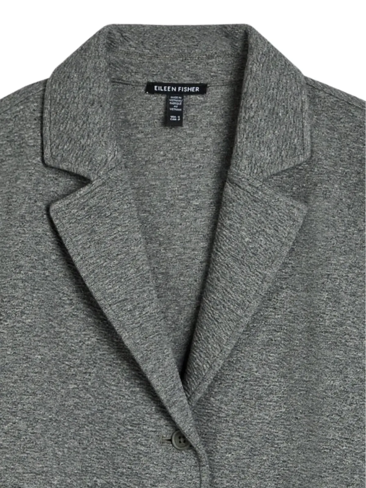 Eileen Fisher ボタン留め襟付きブレザー - 画像2