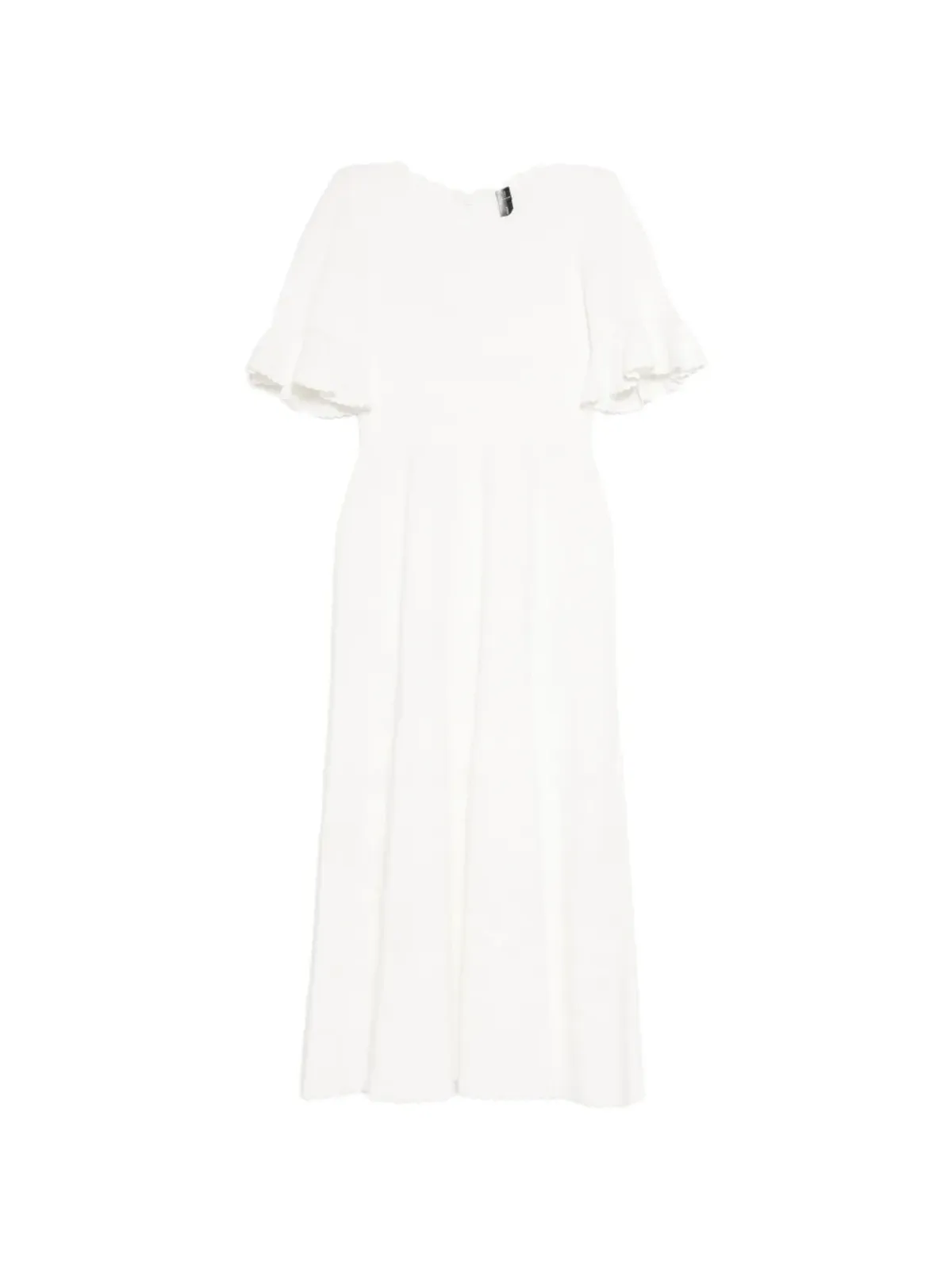 Needle & Thread scallop lace pointelle knit gown - White - 画像1