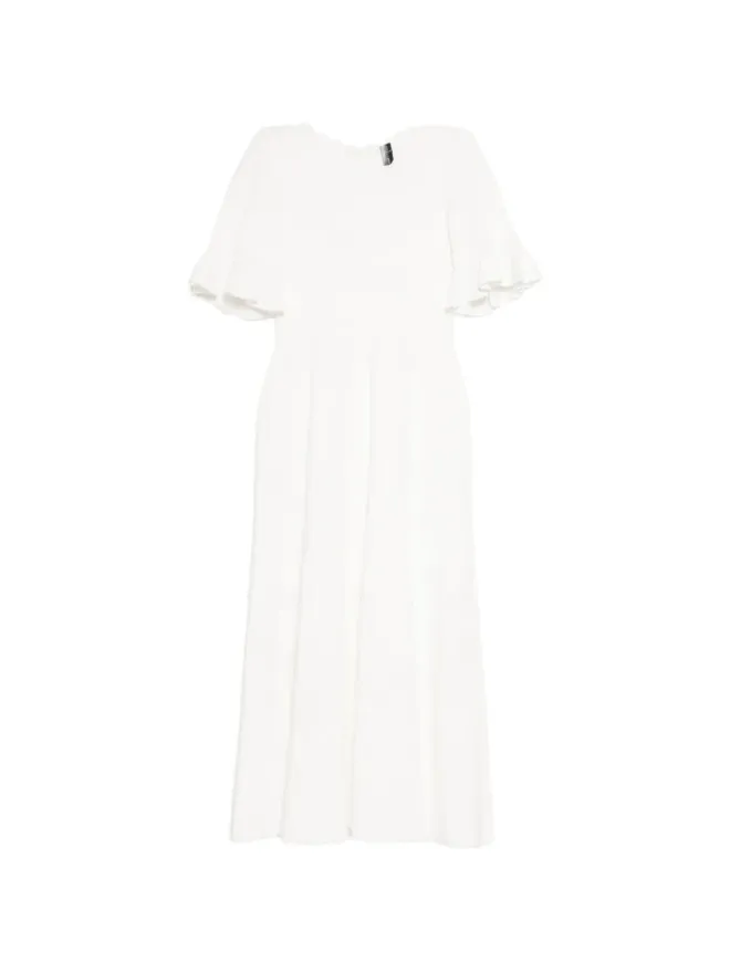 Needle & Thread Needle & Thread scallop lace pointelle knit gown - Whiteの商品画像
