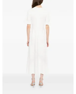 Needle & Thread scallop lace pointelle knit gown - White - サムネイル4