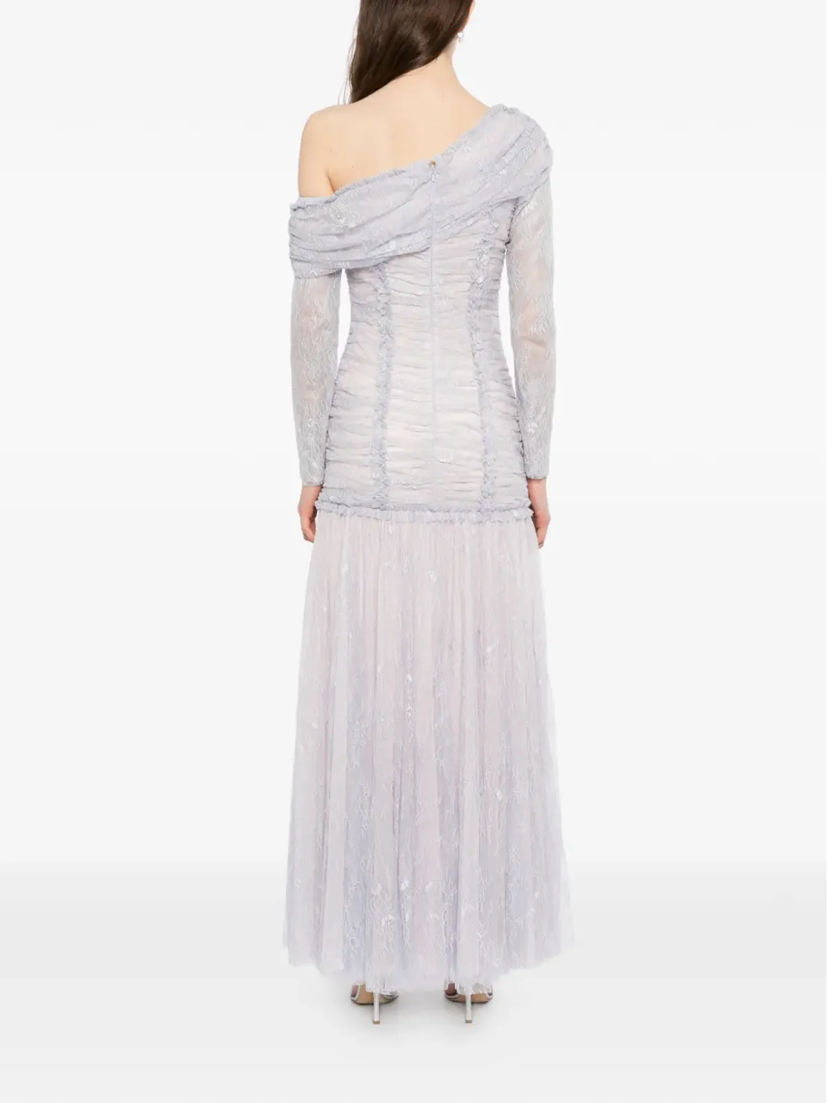 Needle & Thread Gigi レースのワンショルダードレス - 画像4