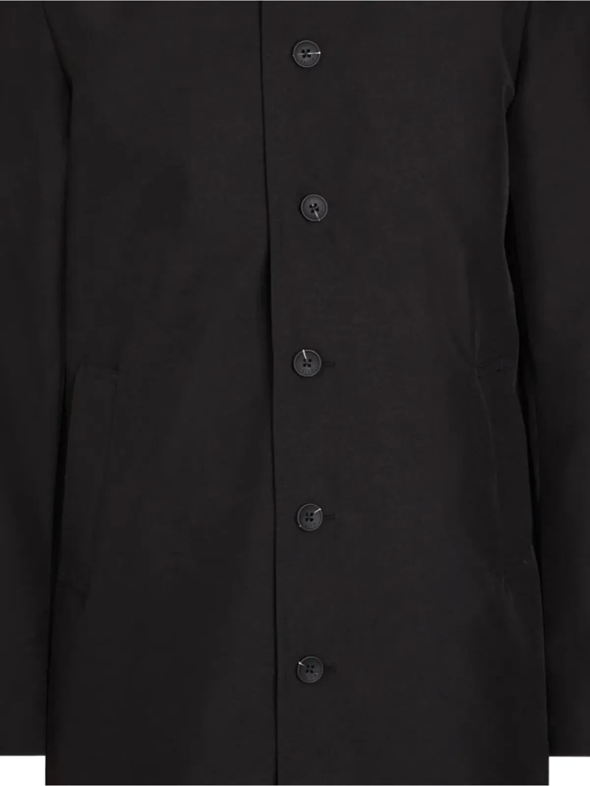 RAITH woven button coat - Black - 画像2