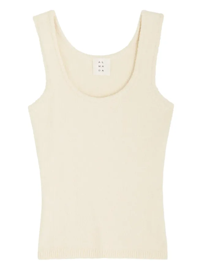 Almada Label Almada Label Riri scoop-neck top - Neutralsの商品画像