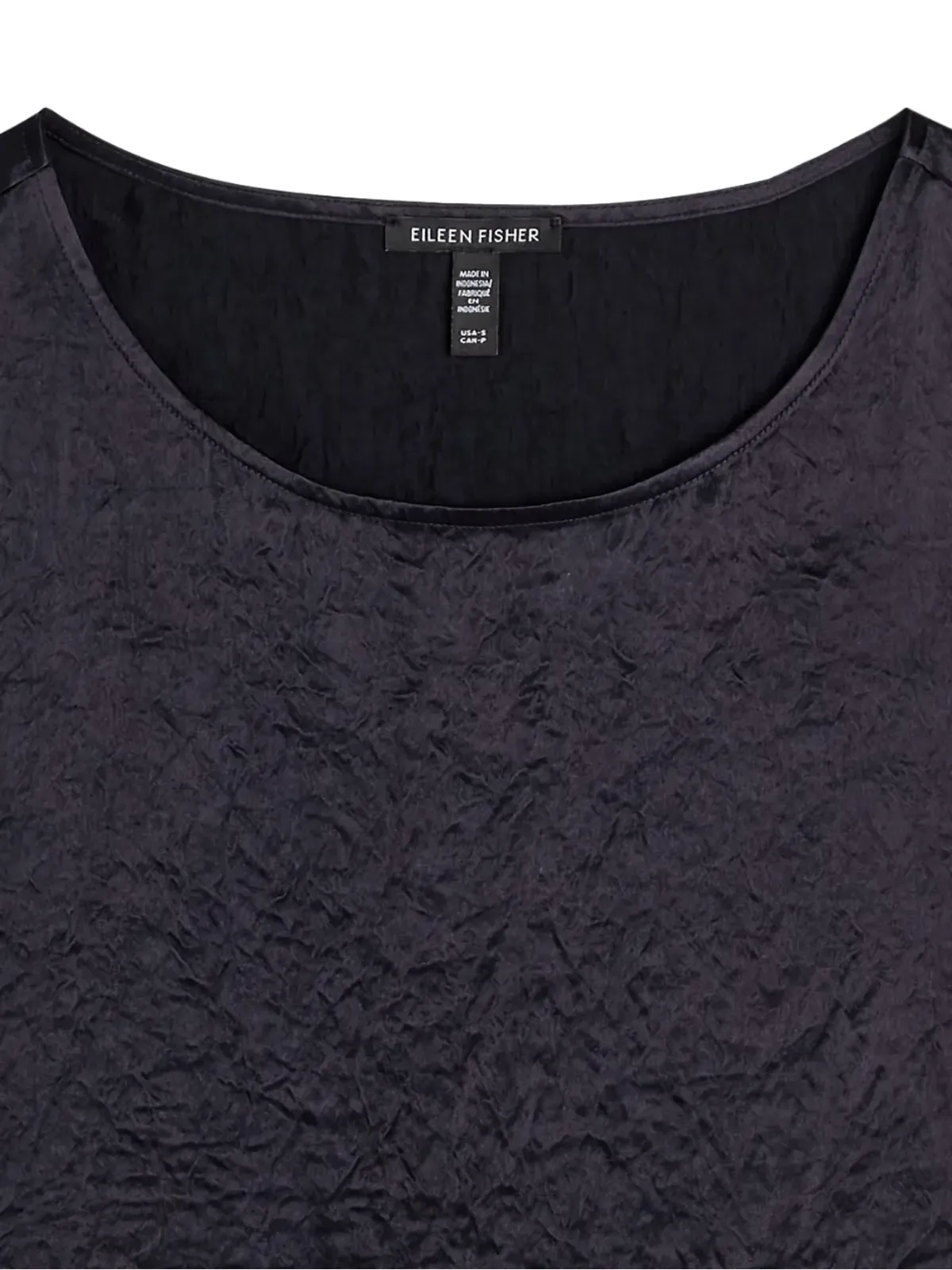Eileen Fisher テクスチャード ノースリーブ ブラウス - 画像2