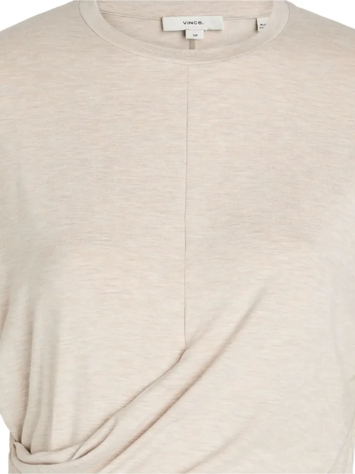 Vince ドレープ長袖Tシャツ - 画像2
