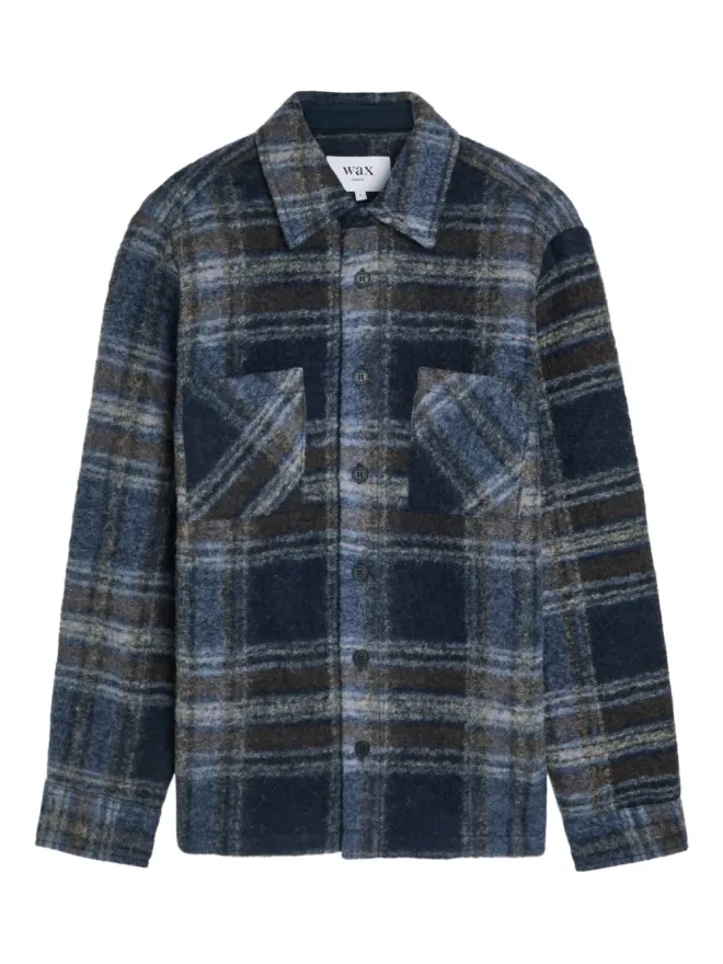Wax London Wax London 胸ポケット付き チェック柄 シャツジャケットの商品画像