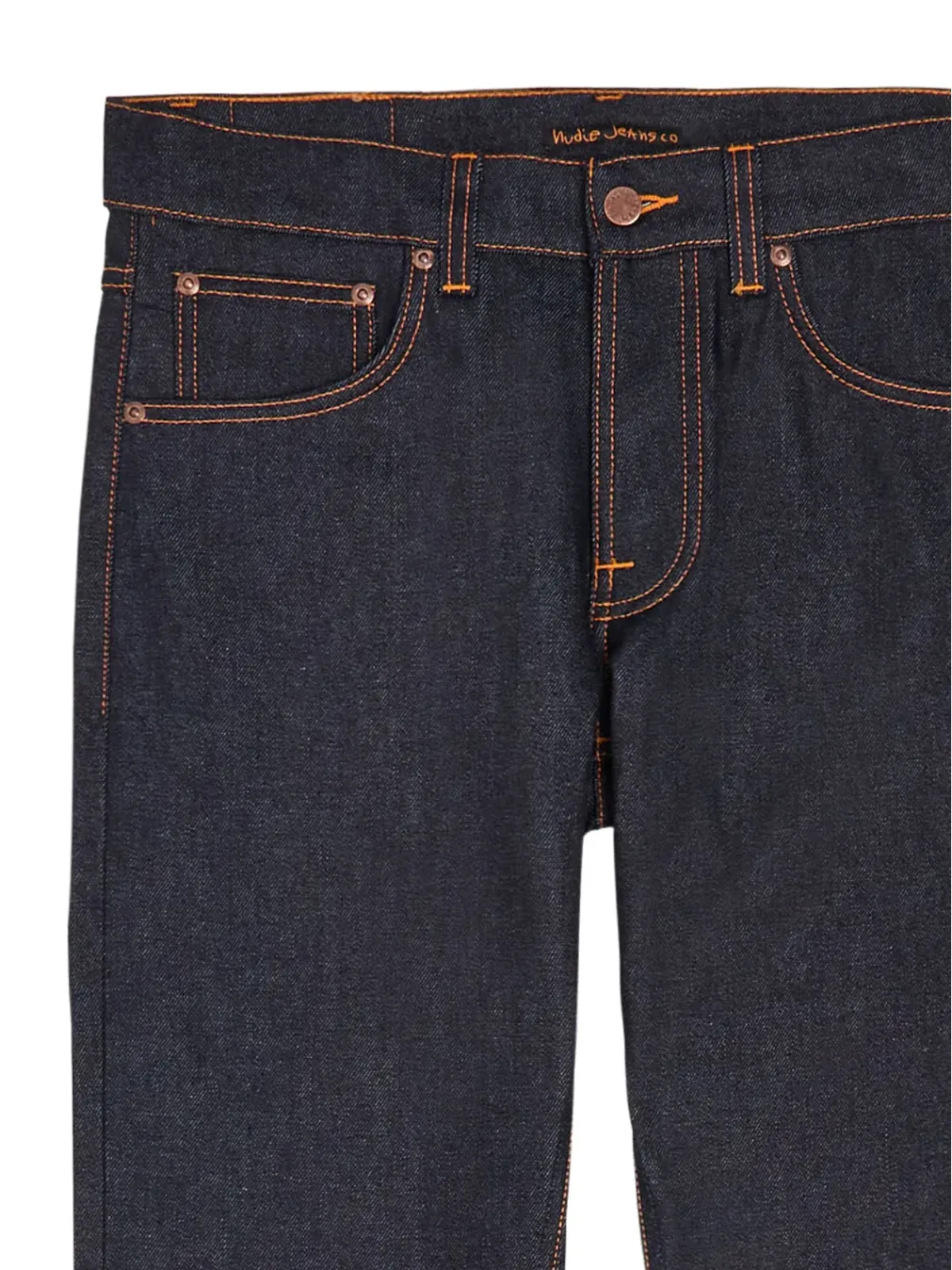 Nudie Jeans Ollie コントラストステッチ デニムジーンズ - ブルー - 画像2