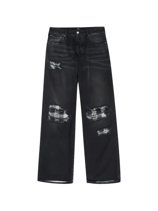 AMIRI AMIRI ファンネルリペア ディストレスド・リラックスジーンズの商品画像