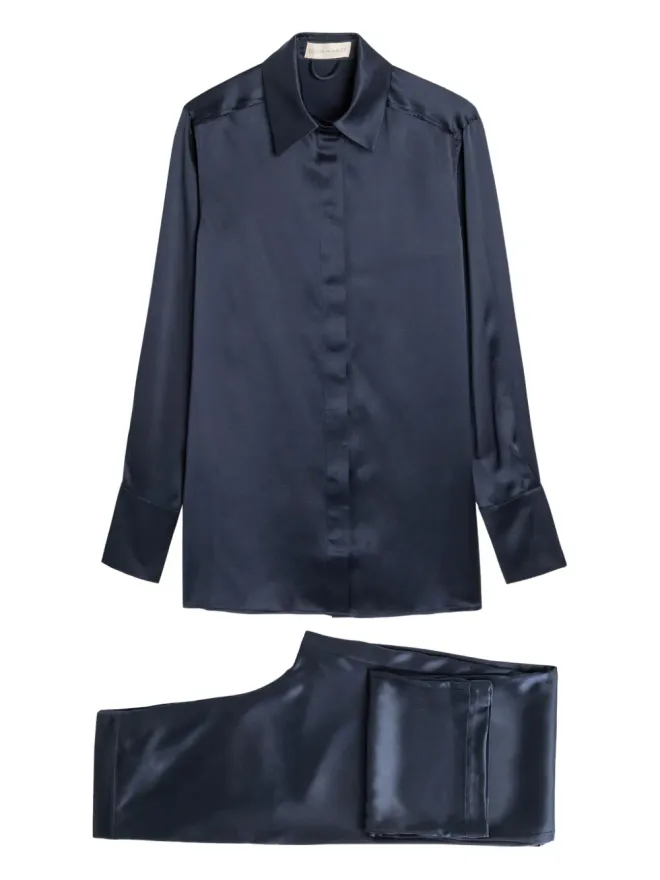 Olivia von Halle Olivia von Halle 長袖シルクパジャマセットの商品画像