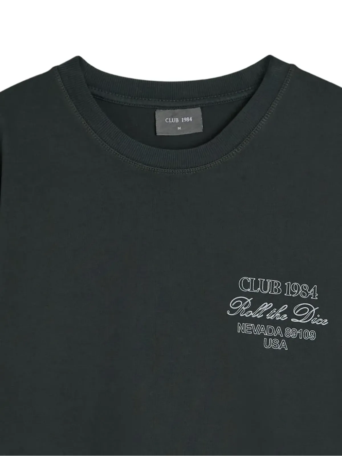 CLUB 1984 Roll The Dice プリント Tシャツ - ブラック - 画像2