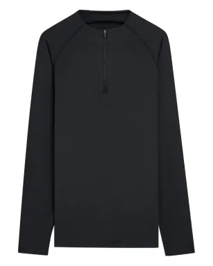 CONDITION WEAR クォータージップ・スウェットシャツ - ブラック - サムネイル1