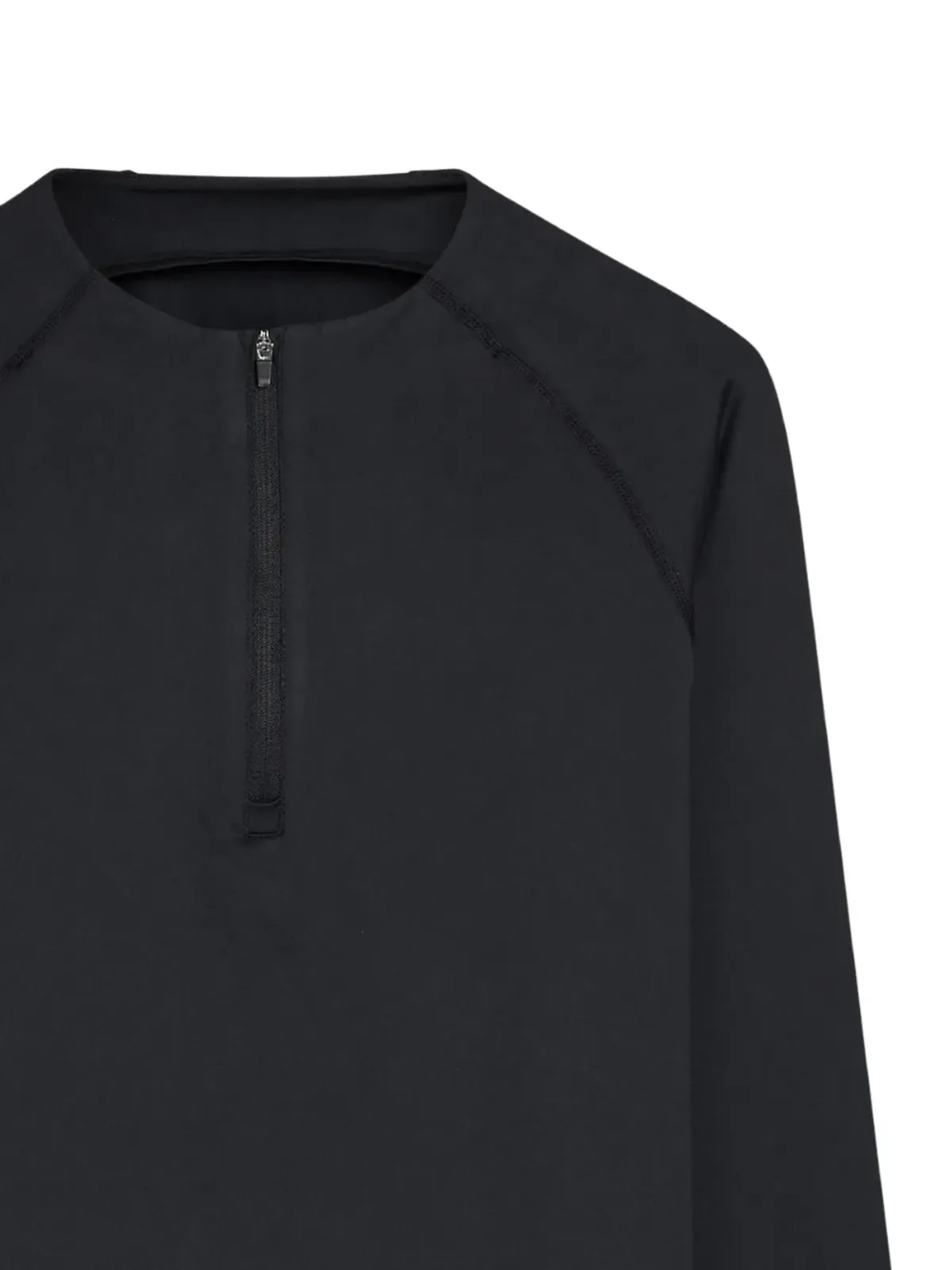 CONDITION WEAR クォータージップ・スウェットシャツ - ブラック - 画像2