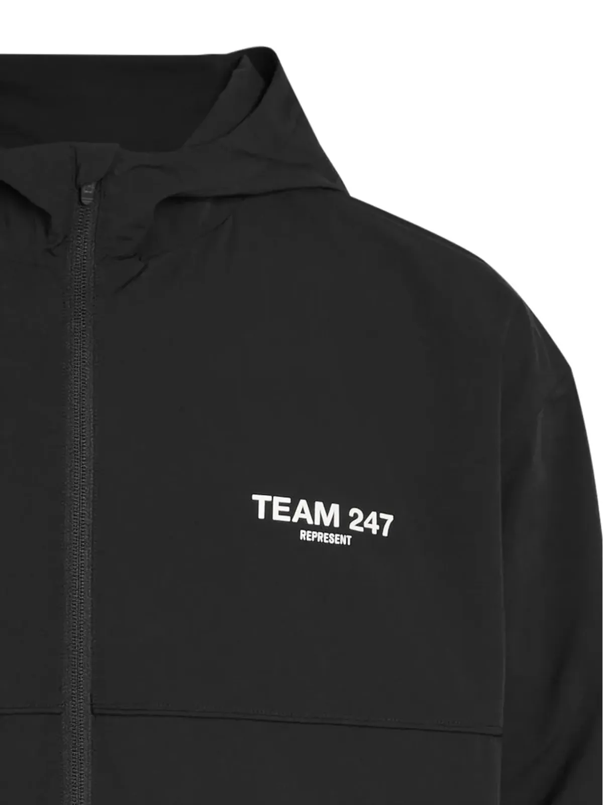 REPRESENT 247 ロゴディテールジップアップフードジャケット - 画像2