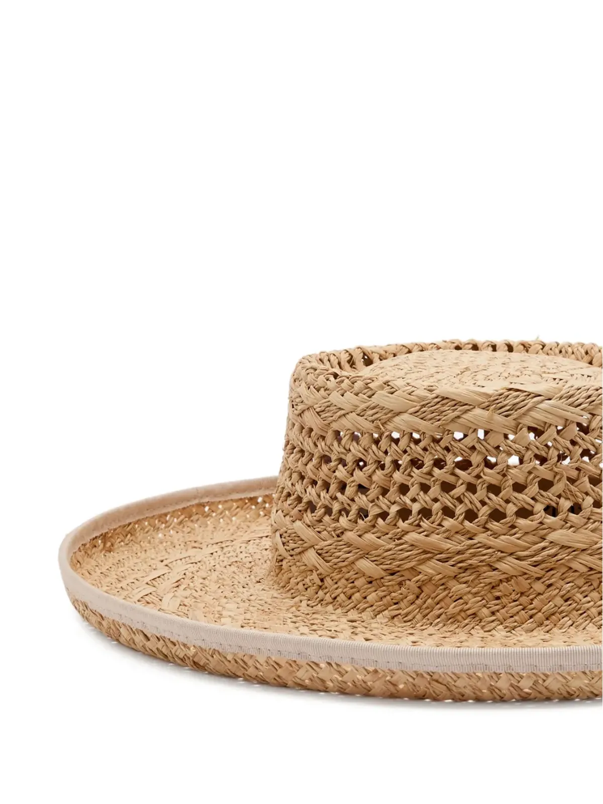 Lack Of Color Lawson Boater woven hat - 画像2