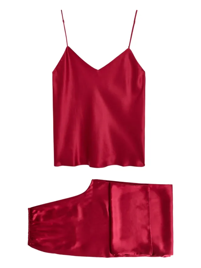 Olivia von Halle Olivia von Halle スパゲッティストラップのパジャマセットの商品画像