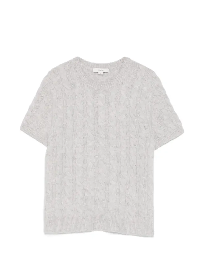 Vince Vince ケーブルニットTシャツ - Greyの商品画像
