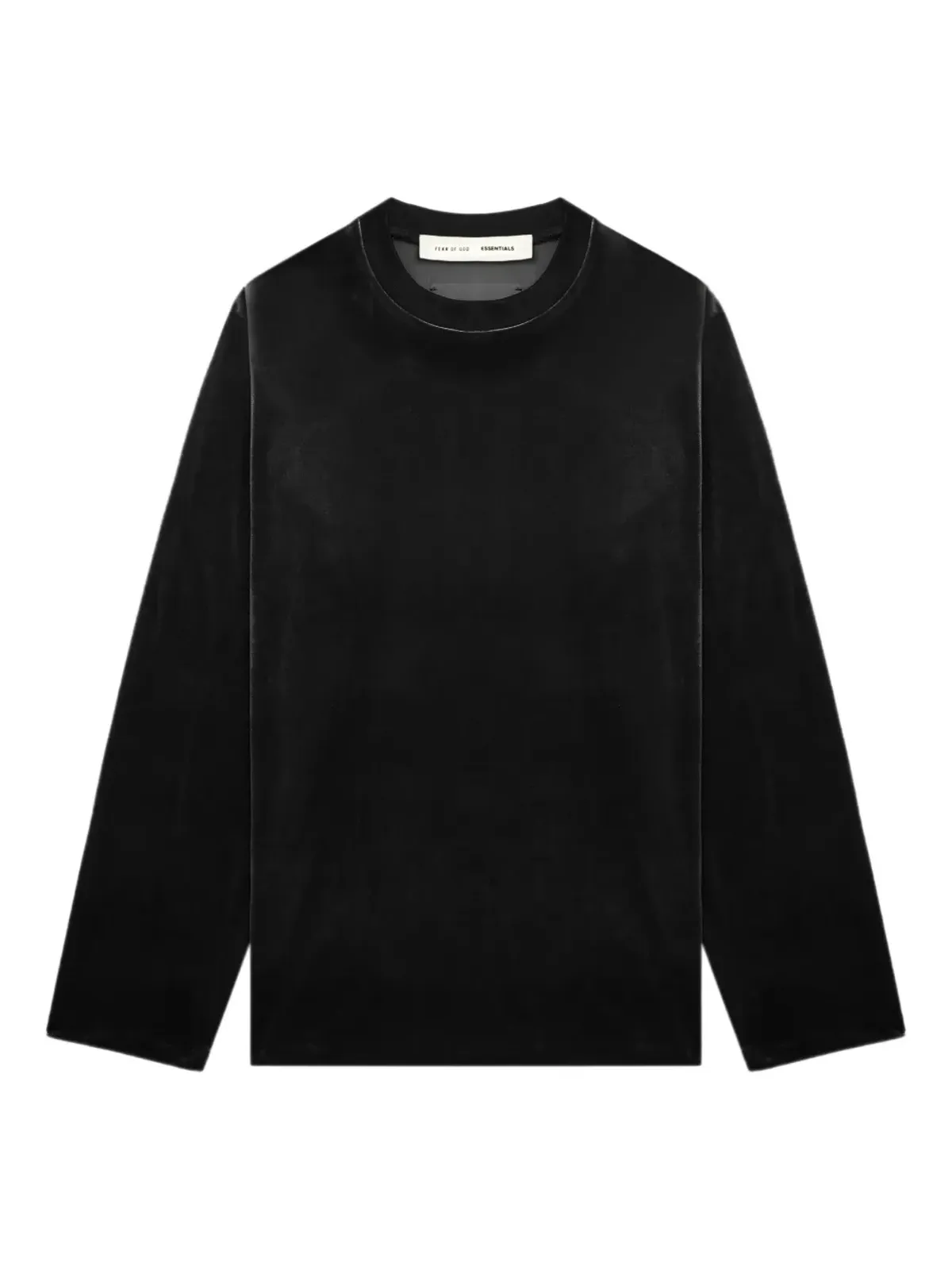 FEAR OF GOD ESSENTIALS 長袖スウェットシャツ - ブラック - 画像1