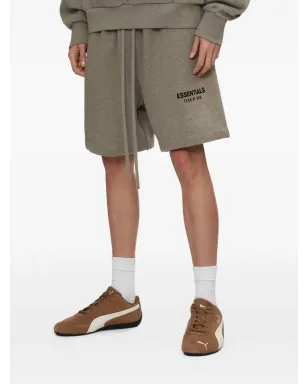 FEAR OF GOD ESSENTIALS ドローストリング付き トラックショーツ - グレー - サムネイル3