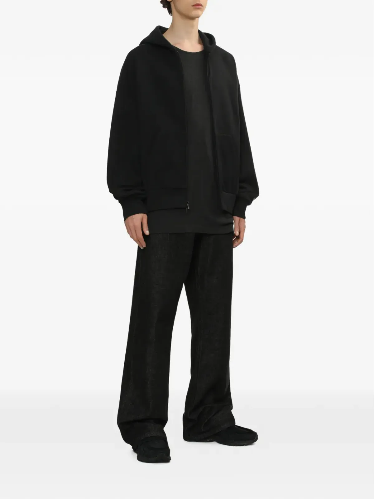 FEAR OF GOD ESSENTIALS ジップファスナー付きフーディ - ブラック - 画像2
