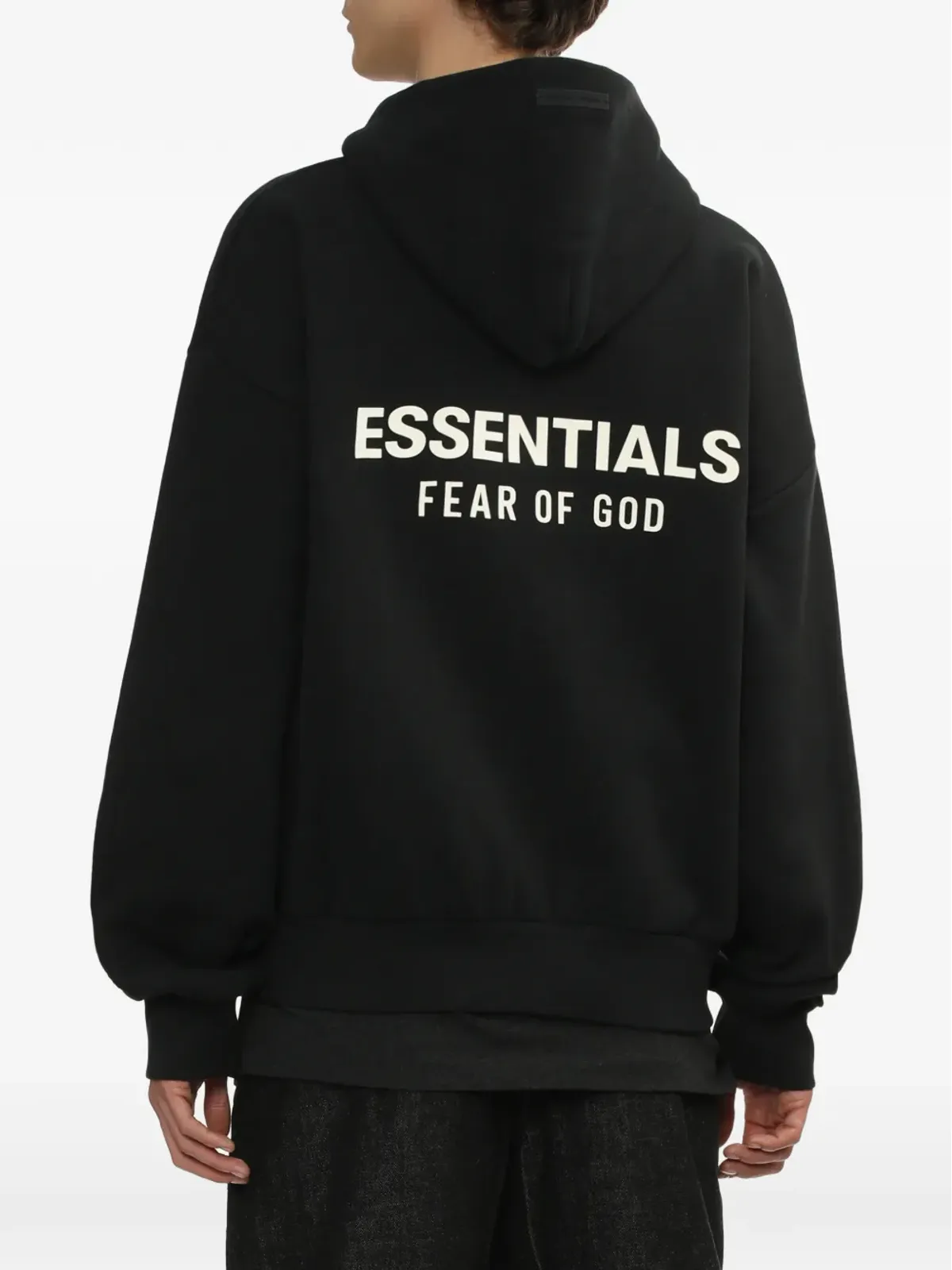 FEAR OF GOD ESSENTIALS ジップファスナー付きフーディ - ブラック - 画像4