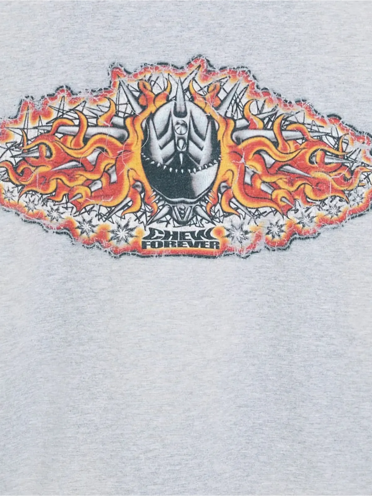 CHEW FOREVER グラフィックTシャツ - グレー - 画像2