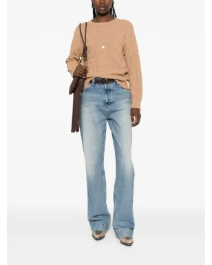 John Richmond パターンニットセーター ブラウン - サムネイル2