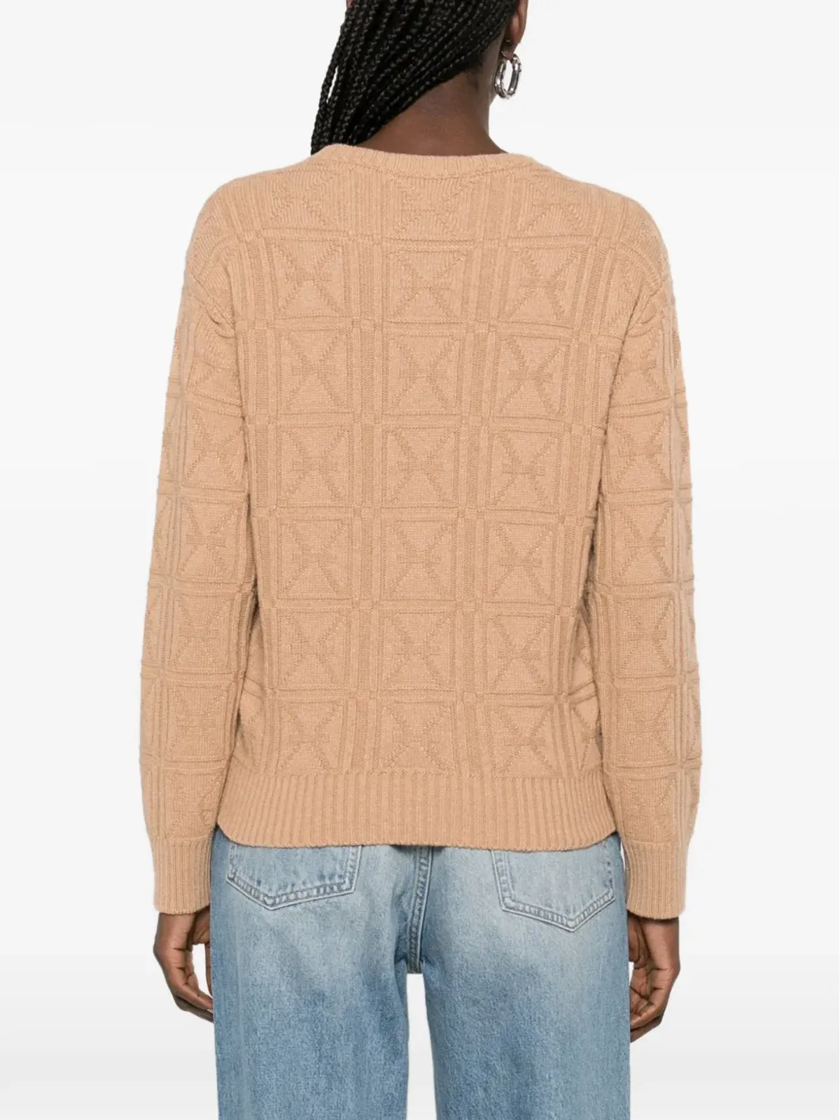 John Richmond パターンニットセーター ブラウン - 画像4