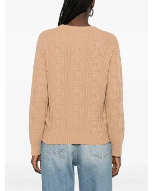 John Richmond パターンニットセーター ブラウン - サムネイル4