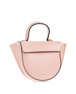 Wandler ホルテンシア ピコラ ハンドル レザー トートバッグ - Pink - サムネイル4