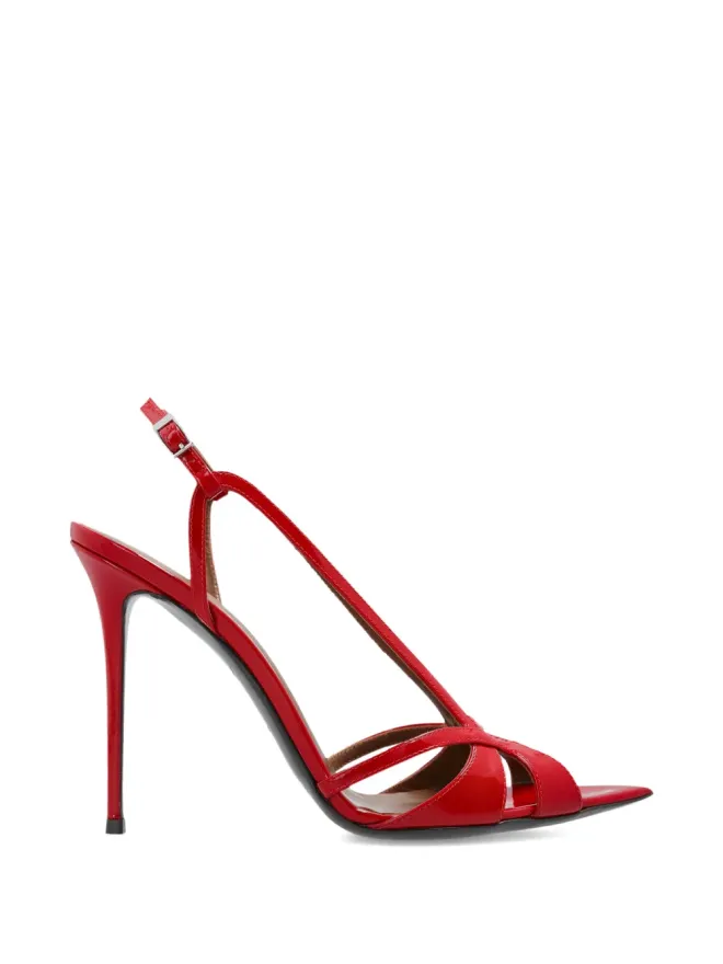 Giuseppe Zanotti Giuseppe Zanotti Intrigo ストラップ付きスティレットヒール サンダル - 赤の商品画像