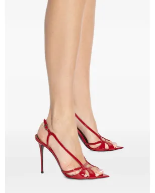 Giuseppe Zanotti Intrigo ストラップ付きスティレットヒール サンダル - 赤 - サムネイル5