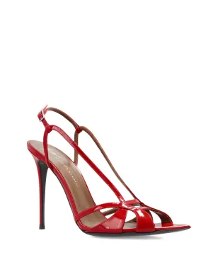 Giuseppe Zanotti Intrigo ストラップ付きスティレットヒール サンダル - 赤 - サムネイル2