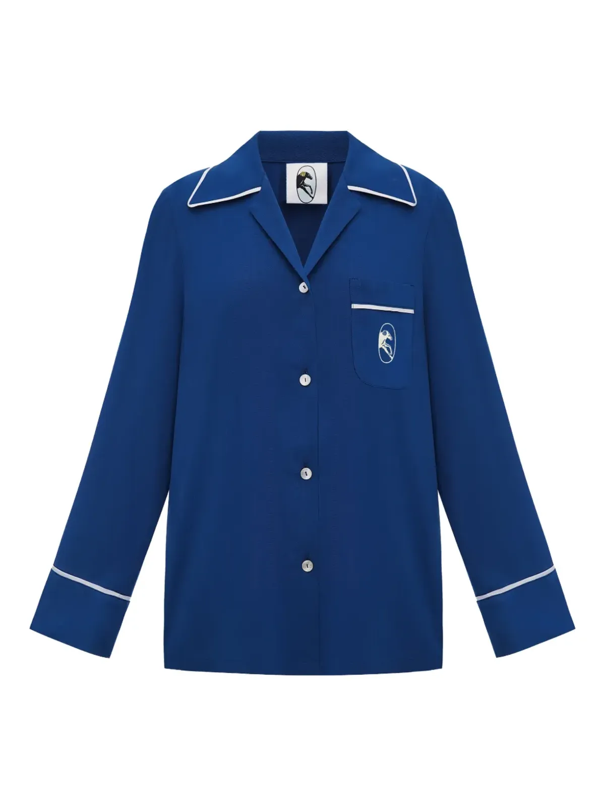 Sleeper Finnegan piped pajama shirt - 画像1