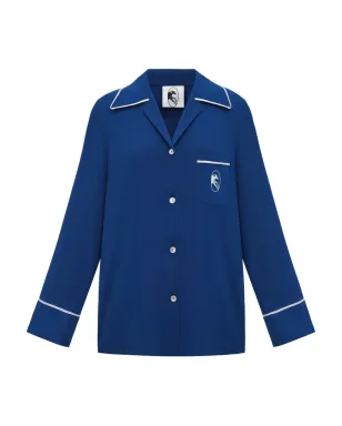 Sleeper Finnegan piped pajama shirt - サムネイル1