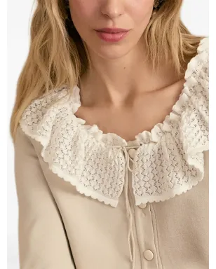 Sleeper マレナ レースカラーのカーディガン - サムネイル2