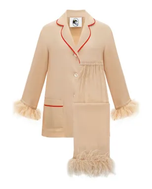 Sleeper パーティー用 デタッチャブルフェザー付き パジャマ - サムネイル1