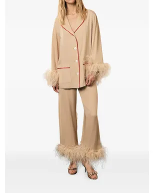 Sleeper パーティー用 デタッチャブルフェザー付き パジャマ - サムネイル2