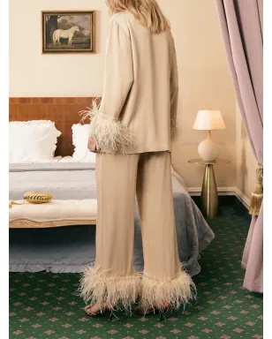 Sleeper パーティー用 デタッチャブルフェザー付き パジャマ - サムネイル3