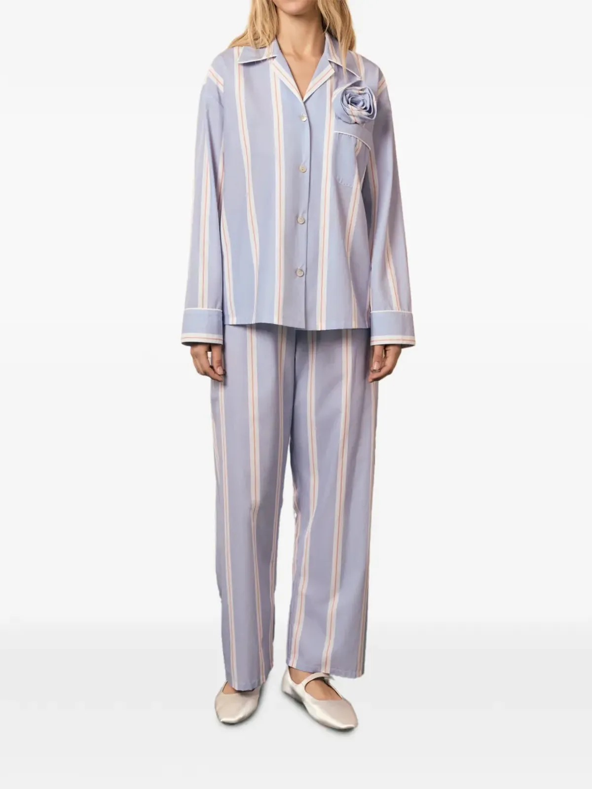 Sleeper ローズストライプパジャマ - 画像3