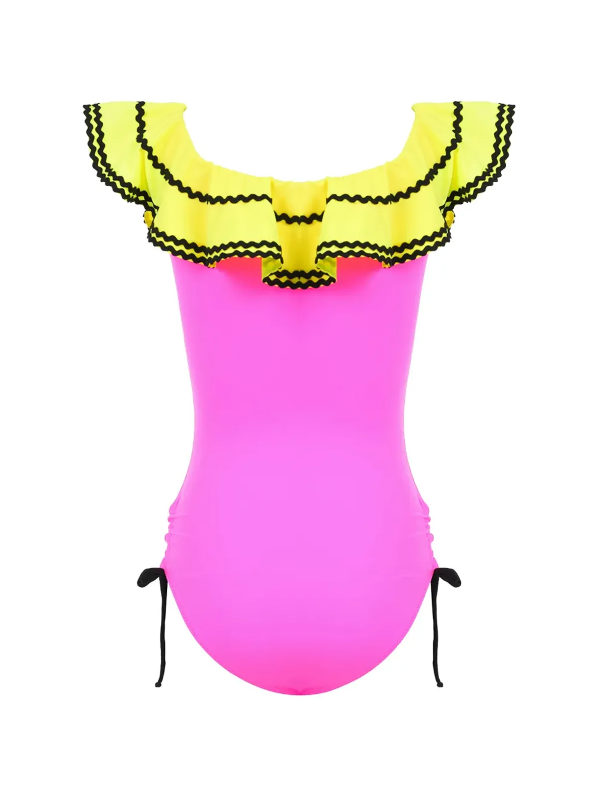 Nessi Byrd Kids Bristol ruffled swimsuit - Pink - 画像2