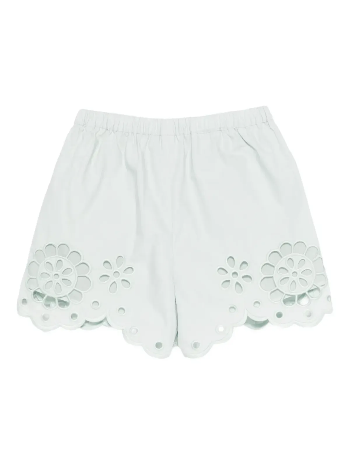 ZIMMERMANN Kids 花柄アップリケ付きスカラップショーツ - 画像2