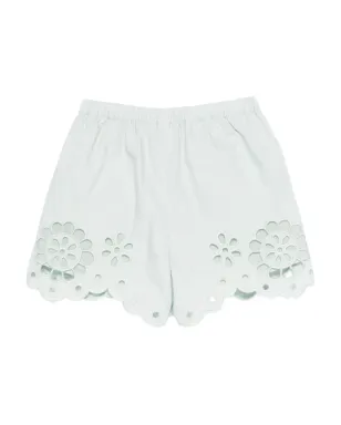 ZIMMERMANN Kids 花柄アップリケ付きスカラップショーツ - サムネイル2