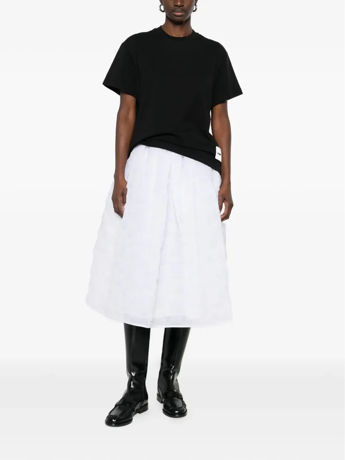 JIL SANDER+ クルーネック Tシャツ（3枚セット） - Black - 画像2