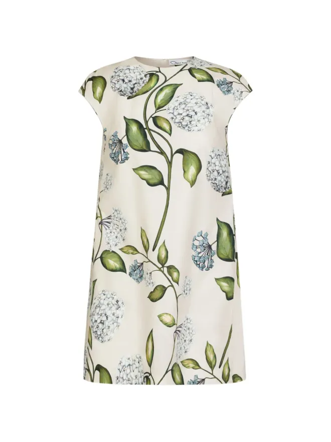 Oscar de la Renta Oscar de la Renta ポーセリンフラワーミニドレスの商品画像