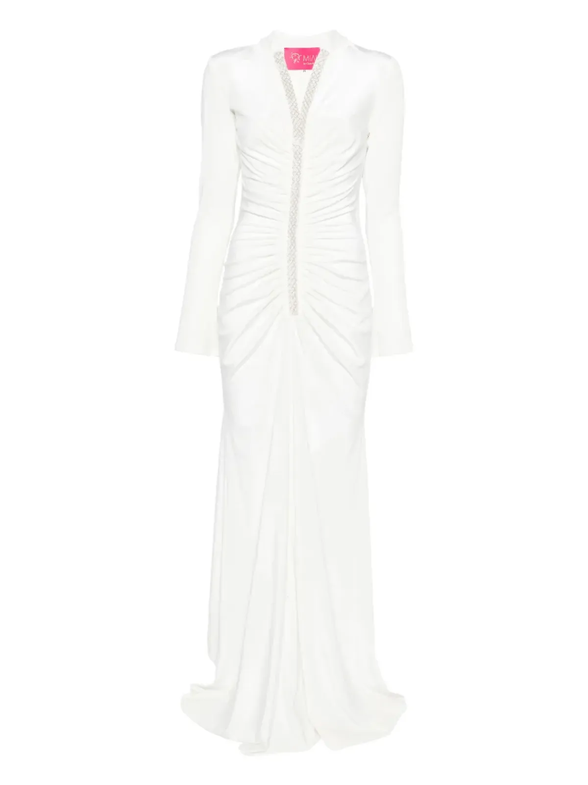 MIAU by Clara Rotescu Moon maxi dress - White - 画像1