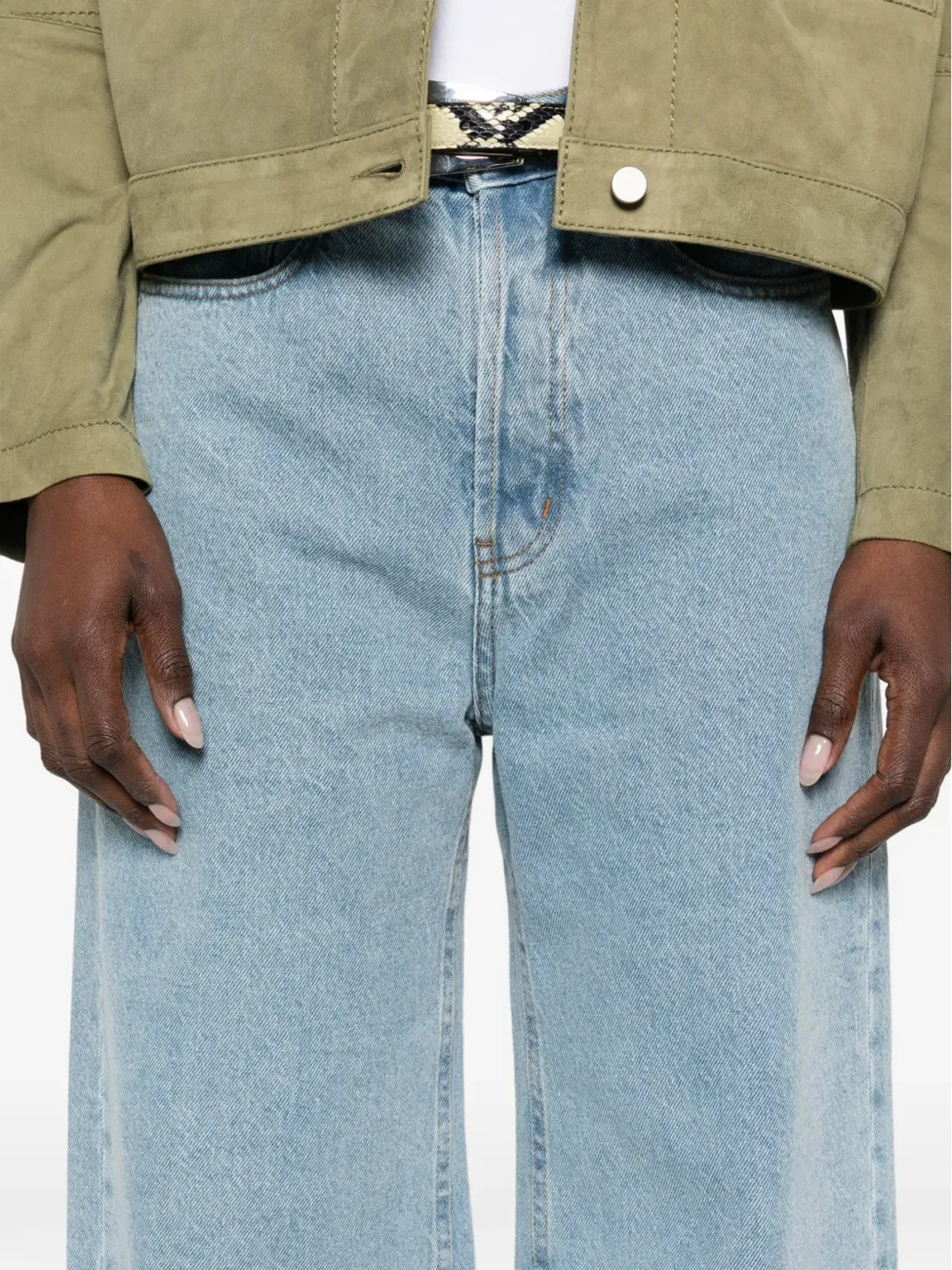 LOIS JEANS スケーターワイドレッグジーンズ - 画像5