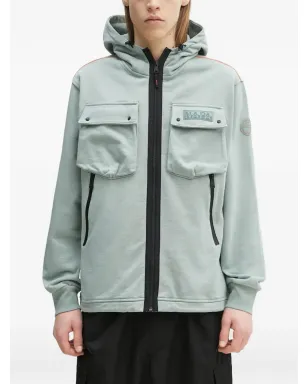 Napapijri フード付きポケットジップスウェットシャツ - サムネイル1