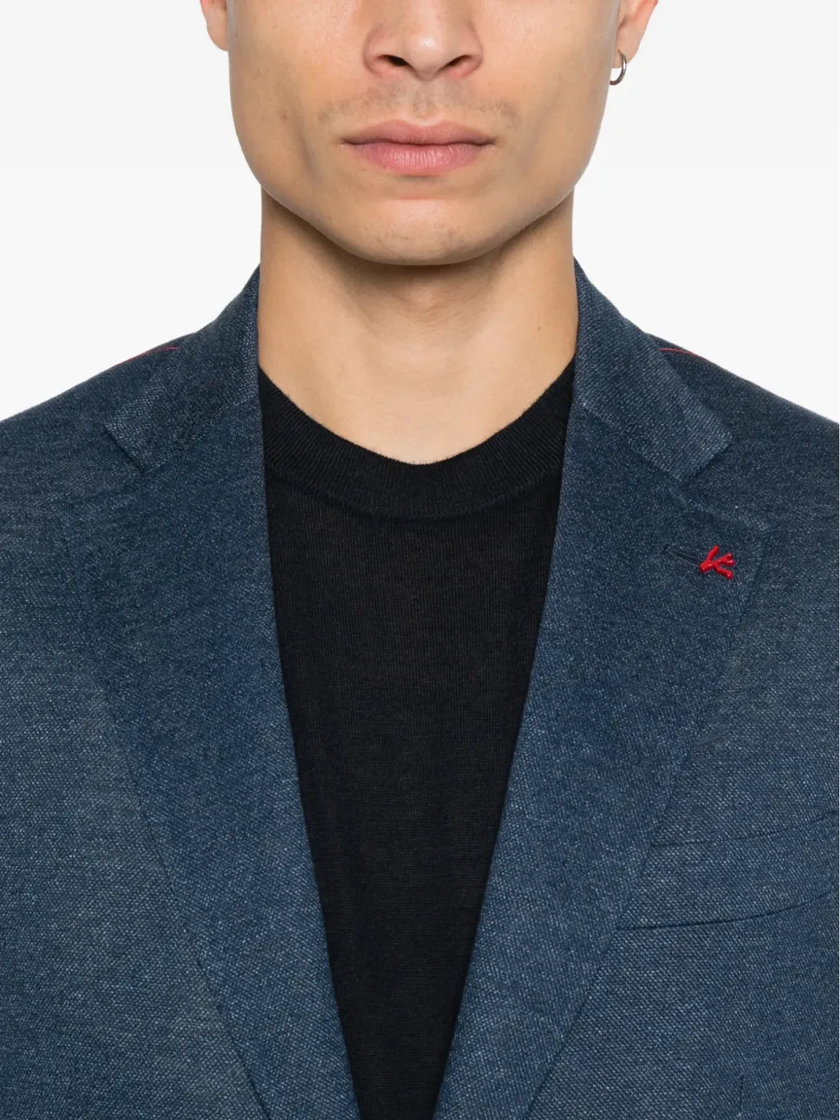 Isaia ボタンブレザー - ブルー - 画像5